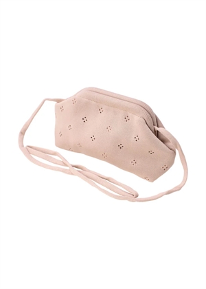 Small fleur clutch Oyster Pink Pico 